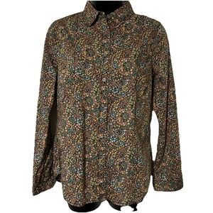 J Crew Perfect Shirt in Liberty® Little Marquess‎ Print Women's Size 4